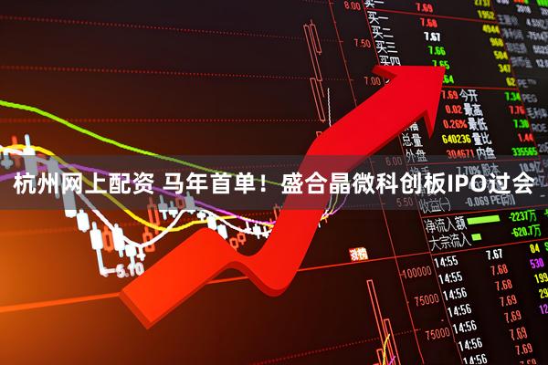 杭州网上配资 马年首单！盛合晶微科创板IPO过会