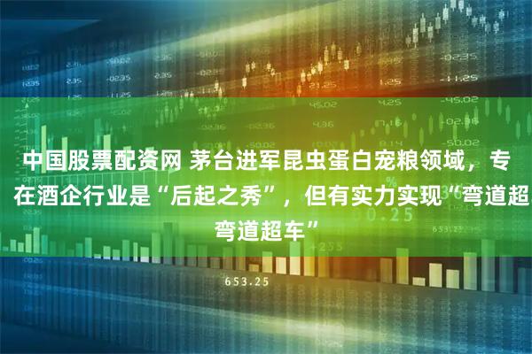 中国股票配资网 茅台进军昆虫蛋白宠粮领域，专家：在酒企行业是“后起之秀”，但有实力实现“弯道超车”